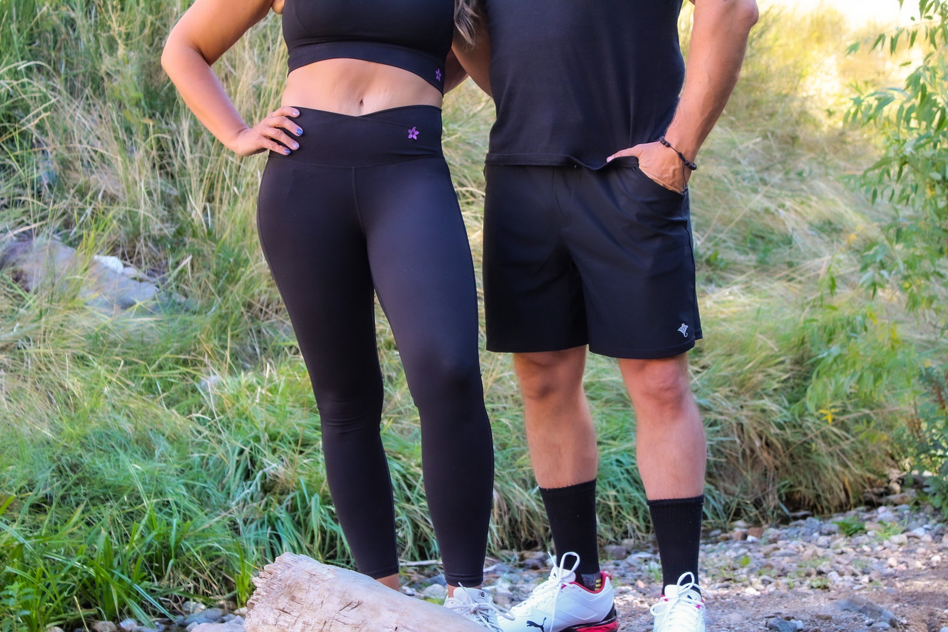 Tiare Clothing Rava V-Waist Leggings - Womens Tropical Activewear Leggings - View 5