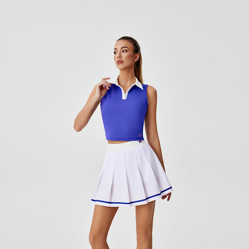 Tiare Clothing Riviera Pleat Skirt - Womens Tropical Golf Skirt - View 4