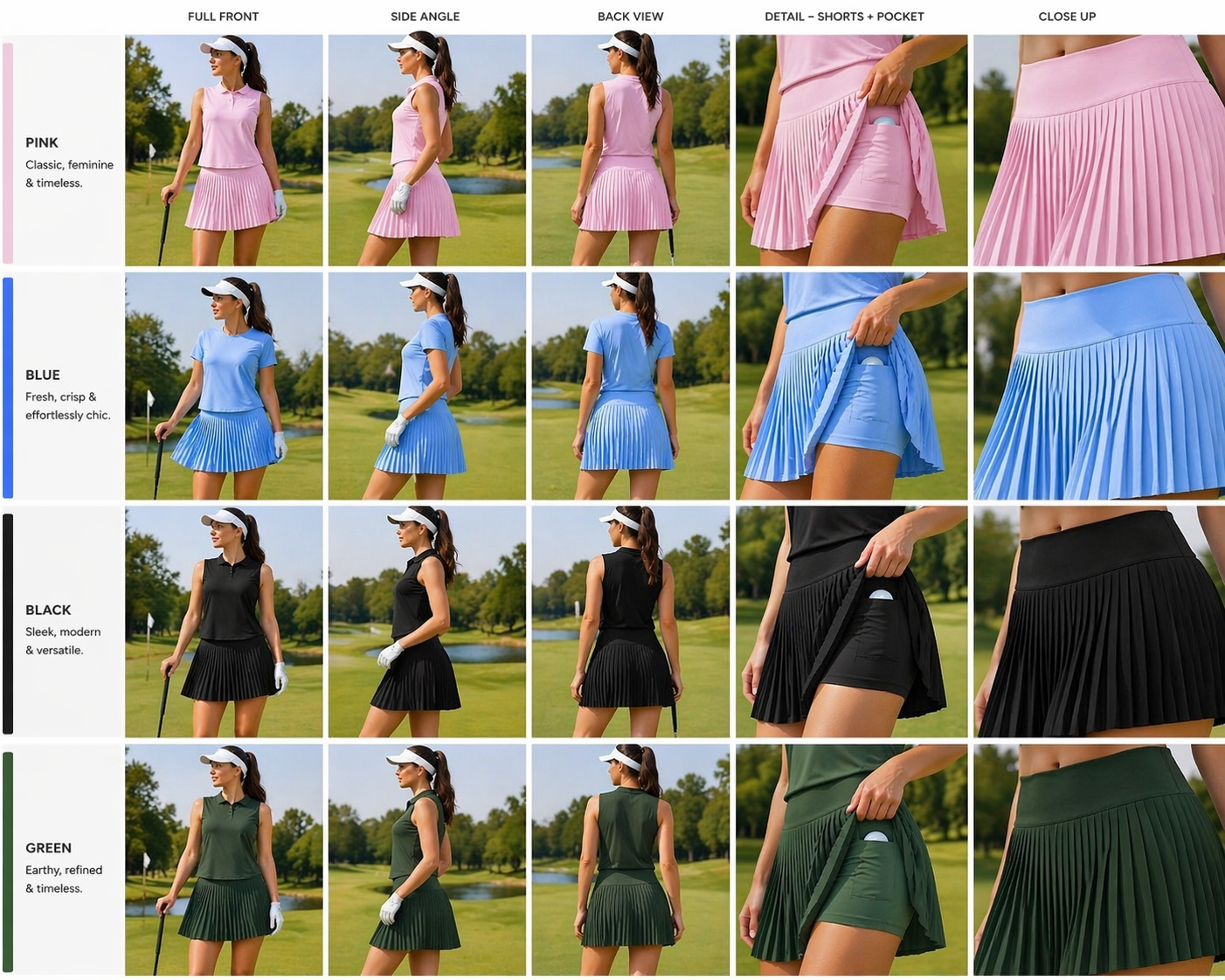 Tiare Clothing The Monoi Skirt - Womens Tropical Golf Skirt - View 3