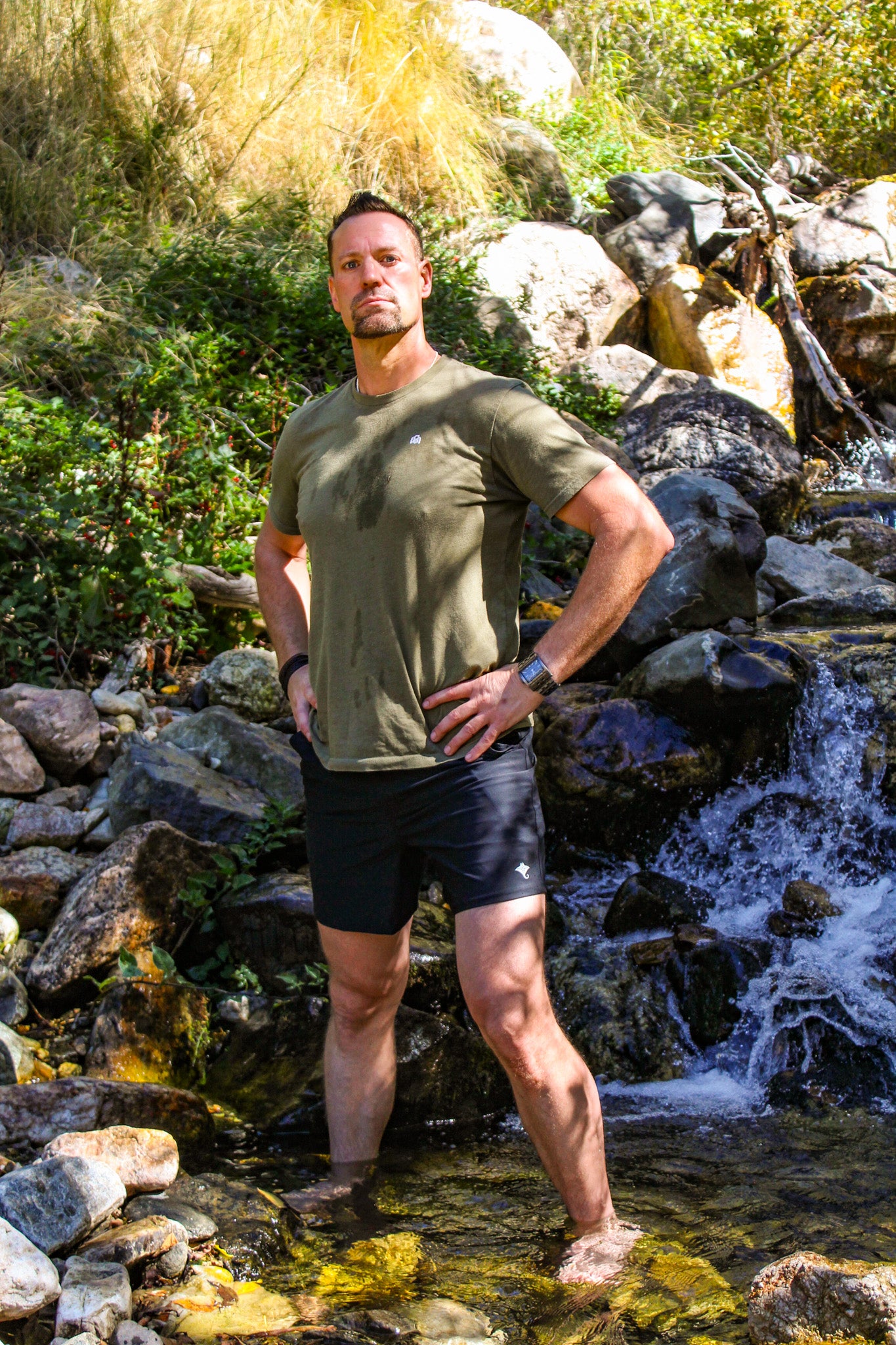 Tiare Clothing Vaiora Mens Shorts - Mens Tropical Activewear Shorts - View 7
