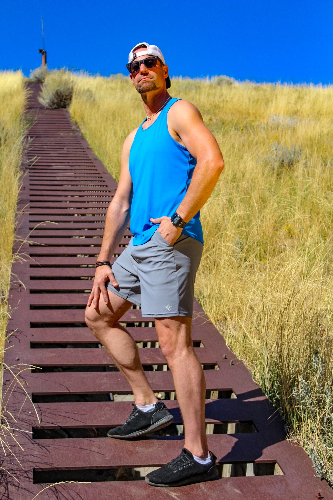 Tiare Clothing Vaiora Mens Shorts - Mens Tropical Activewear Shorts - View 10