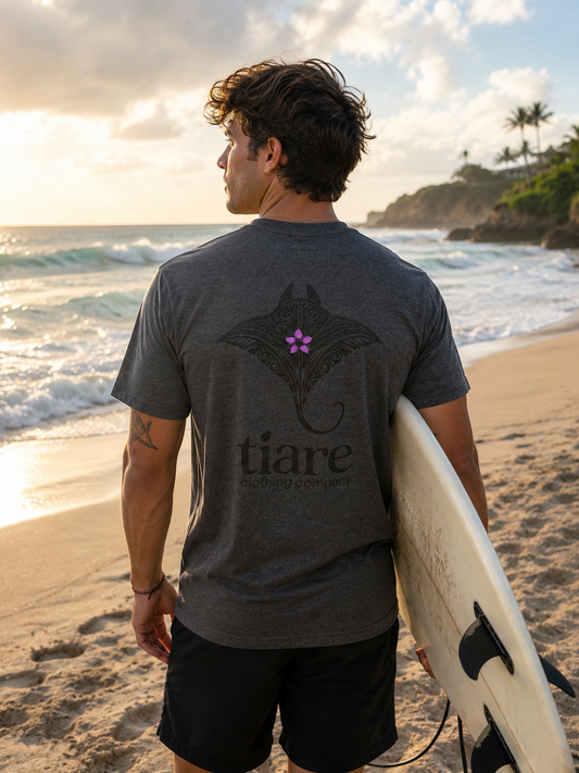 Tiare Clothing Tide Tee - Unisex Tropical Graphic Tee