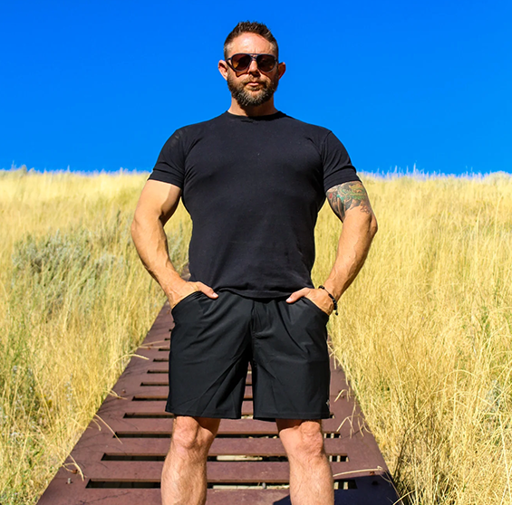 Tiare Clothing Vaiora Mens Shorts - Mens Tropical Activewear Shorts